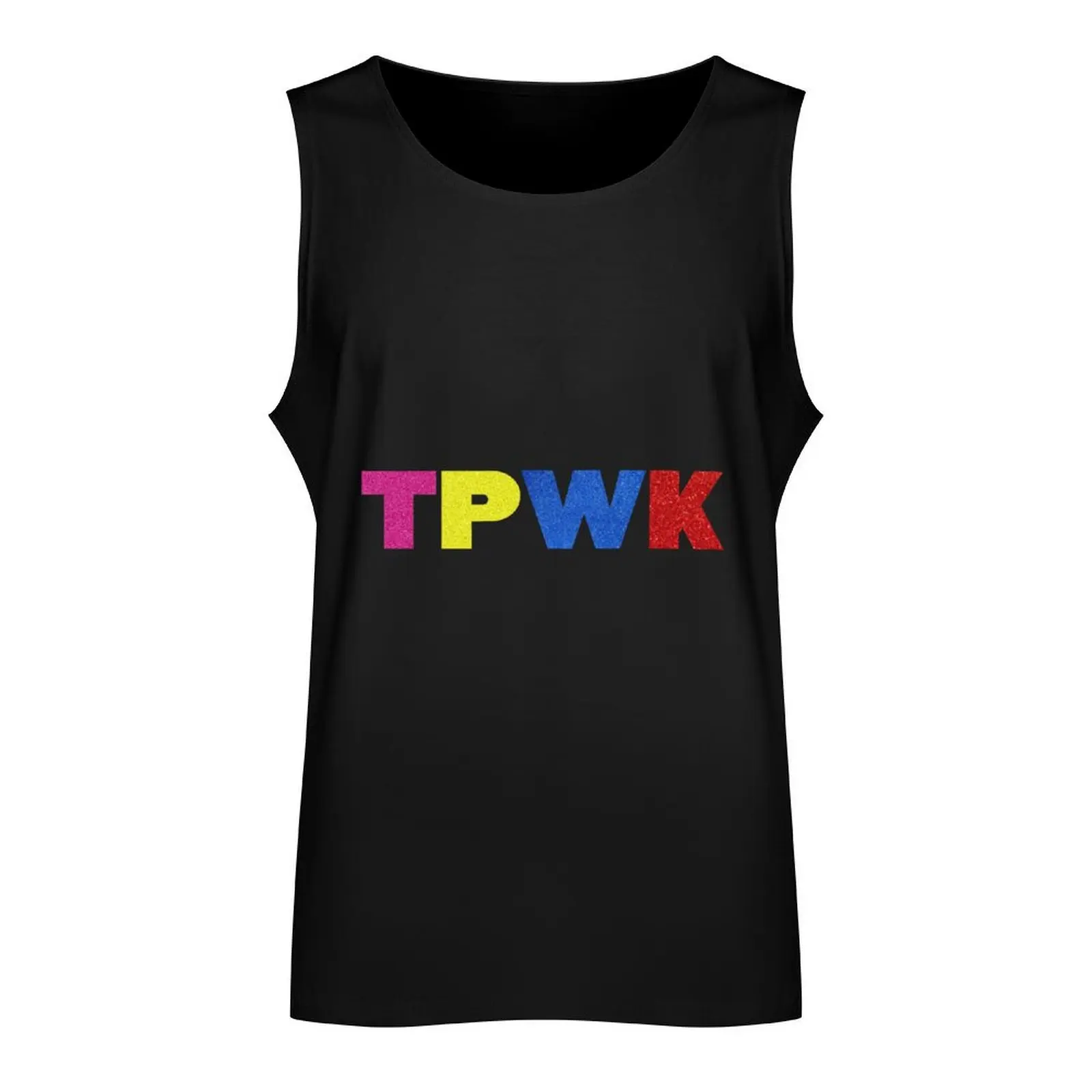 tpwk glitter Tank Top Vest Vests Men's gym t-shirt