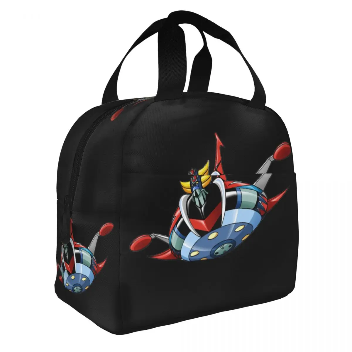 Ufo Robot Grendizer Goldrake Mazinger Z Insulated Lunch Bag for Women Waterproof Cooler Thermal Bento Box office Work School
