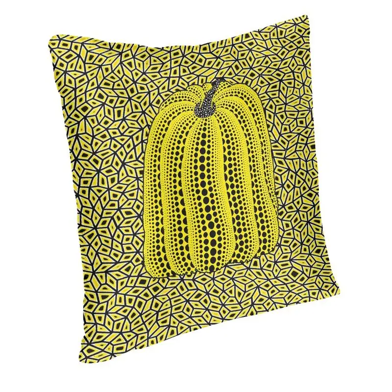 Luxury Polka Dot Yayoi Kusama Abstract Art Pumpkin Polka Cushion Covers 40x40 Soft Pillow Case for Sofa Car Square Pillowcase