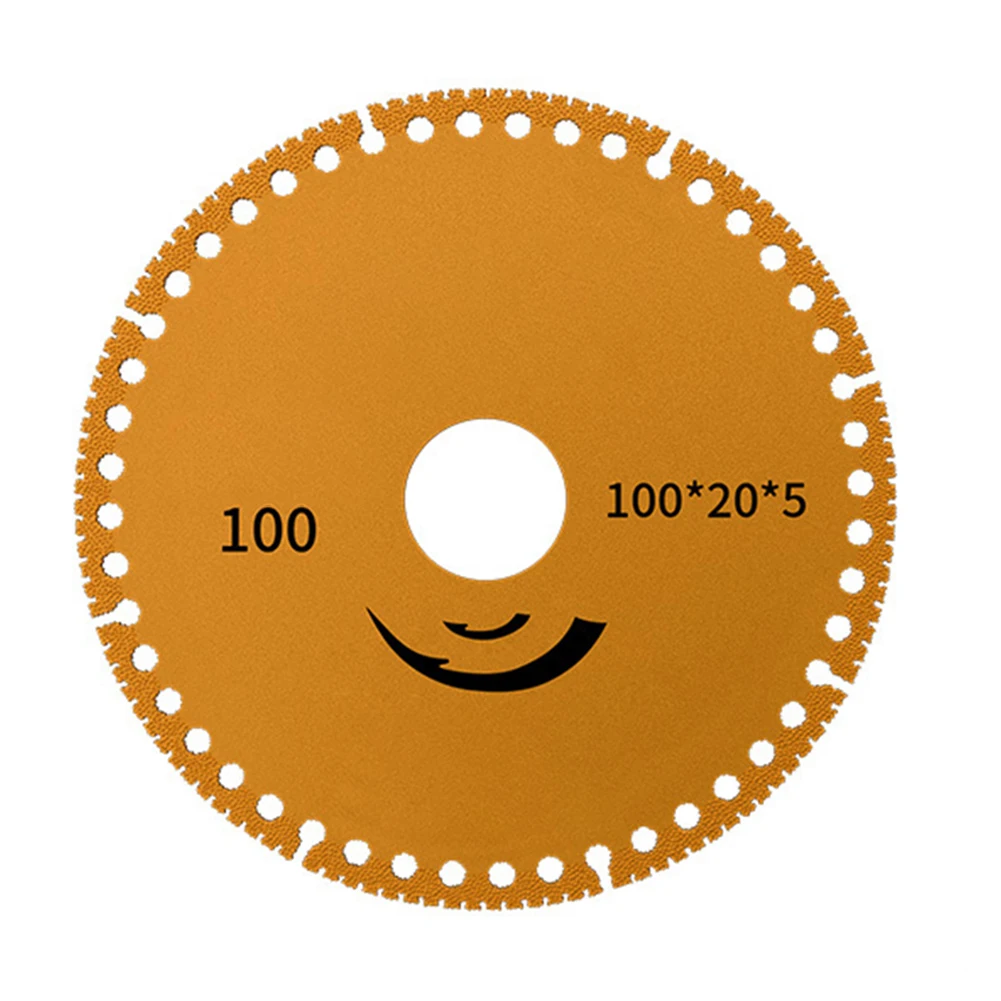 Yellow 100mm Cutting Disc Precision Cutting Disc For Grinder Cutting Disc Multifunctional Saw Disc High Cutting Accuracy