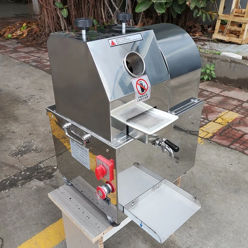 Exprimidor de caña de azúcar comercial eléctrico de acero inoxidable 2026, extrusora de molino de prensa, exprimidor de jugo de caña grande pequeño, Extractor de máquina