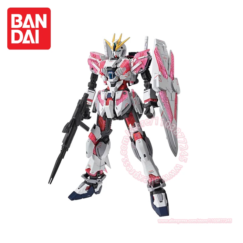 BANDAI MG Narrative Gundam C-Packs Ver.Ka Movable Figure Hand Model Tabletop Decoration Birthday Gift for Children 1/100