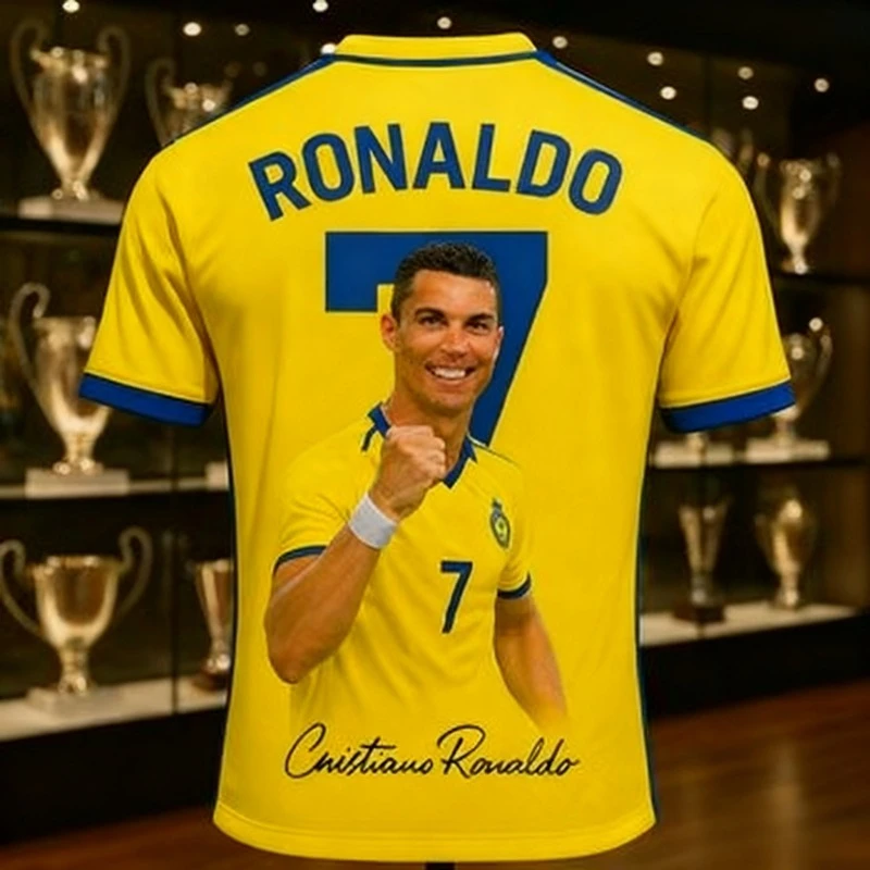 Novedad de verano, superventas, camiseta de colección conmemorativa de fan para hombre con estampado de moda Cristiano Ronaldo, Top deportivo para exteriores