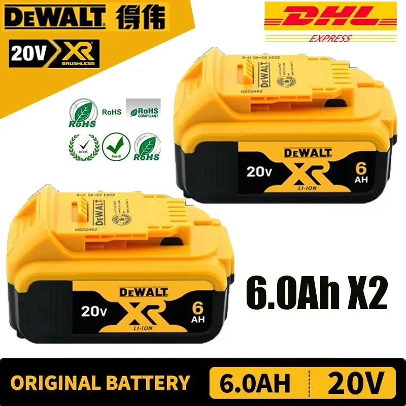 

100% original DEWALT 20V battery, dewalt power tool DCB606, DCB205，DCB206，DCBGene，DCB200 MAX，60V， 6AH,9AH,dewalt batteries