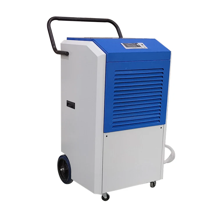 Customized Logo Smart Push Handle Dehumidifier Industrial Commercial Use 220V Volta Core Compressor Humidity Control