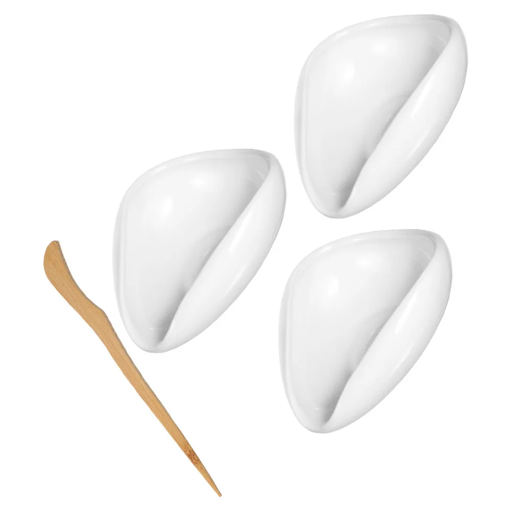 

1Set Highdensity Glazed Ceramic Cha He for Tea Ceremony Accessories Loose Tea Storage Tray Coffee Bean Measuring Cup Gongfu