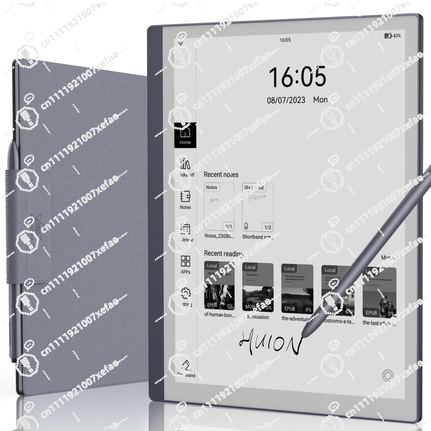 Portable 10.3-inch Business Education Capacitive Electromagnetic Touch Electronic Ink Reader with Stylus