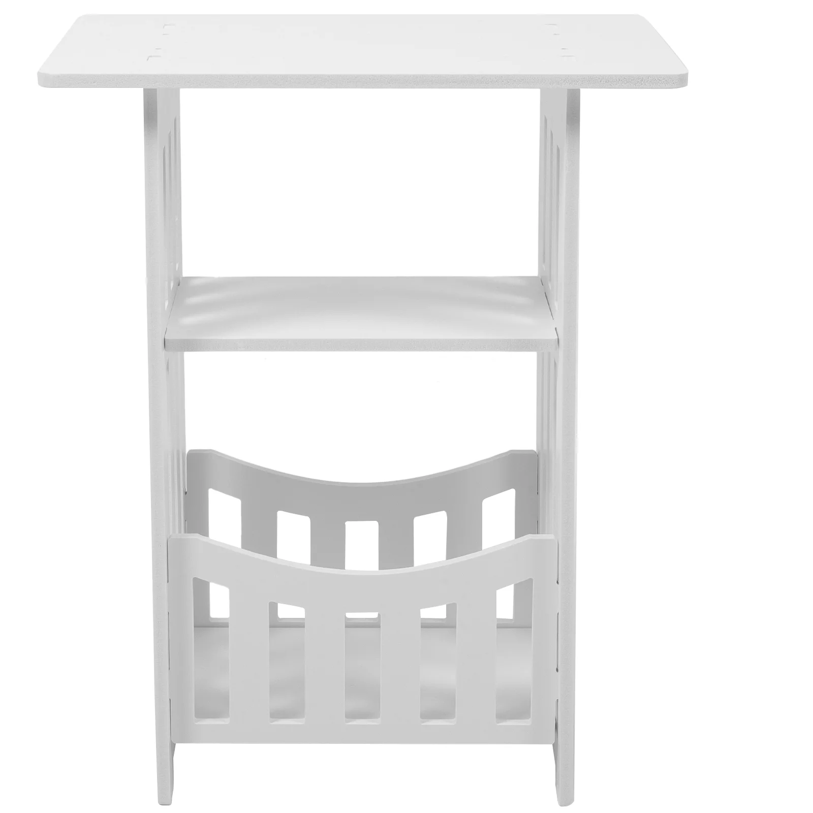 White Nightstand Bedside Table Small Furniture Home Decor Household Bedroom for Sofa Coffee End