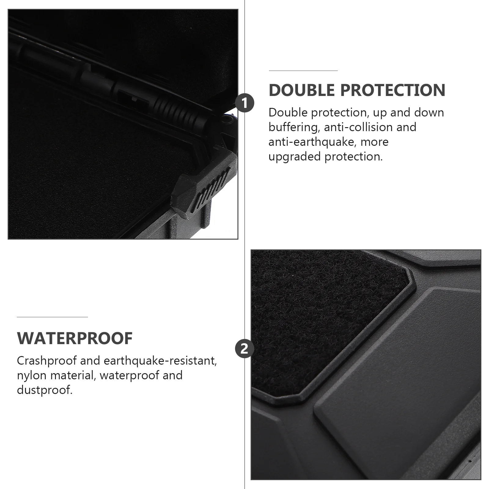 

Tactical Box Survival Tools Hard Case for Protective Equipment Outdoor Gear Flannel Storage Work Container