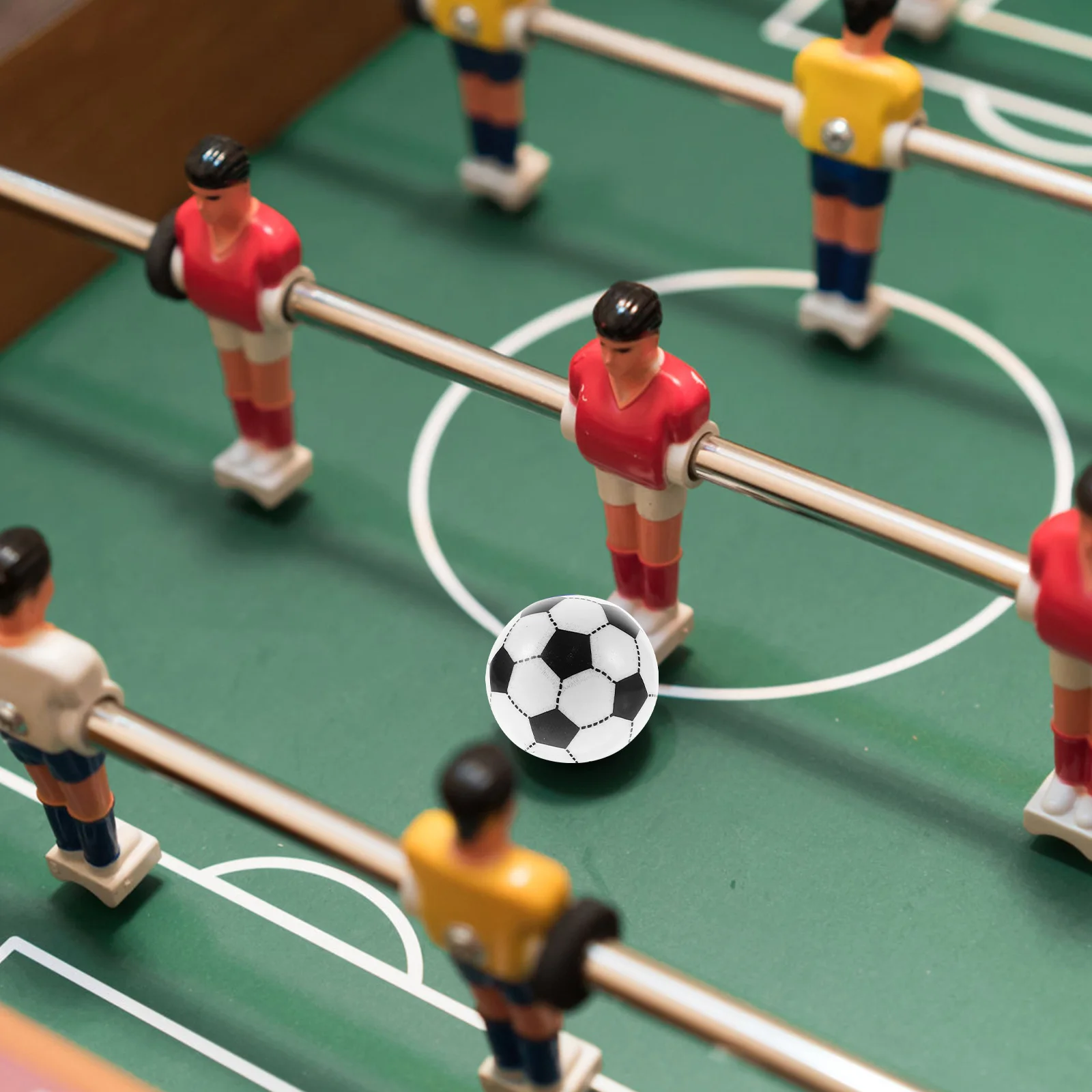 

10 шт., мини-мячи для настольного футбола, пластиковые прочные замены для стандартных настольных футбольных игр, аксессуары, мячи для настольного футбола