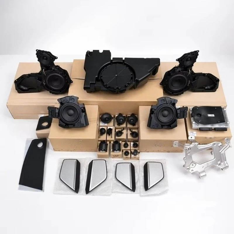 A6 L/A7   Car Fitment High-End BO Sound System Kit Retractable Tweeters Fully Plated Door Panel Speakers