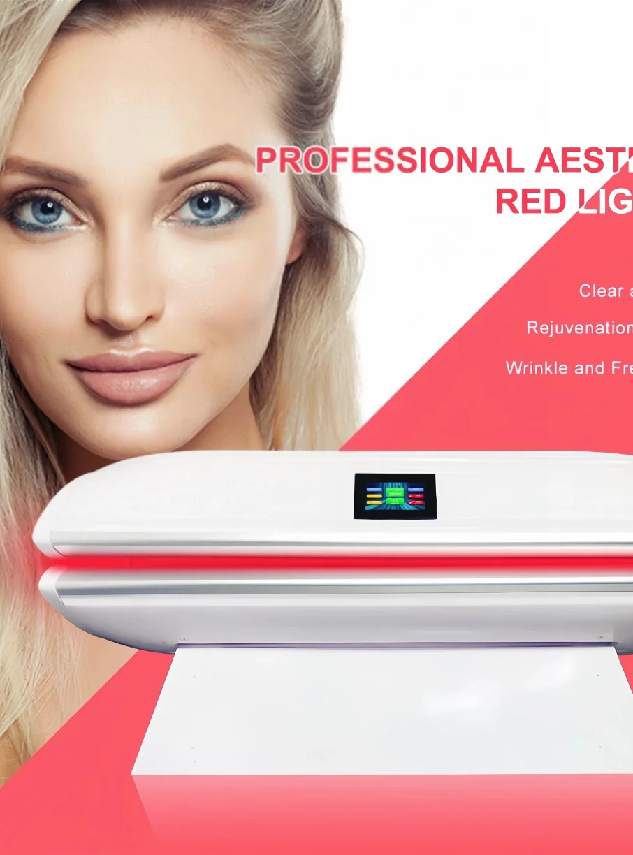 epilatorRed Light Therapy Bed Beauty SkinWhitening Therapy Collagen Spa Bed Commercial Sauna Chamber Full Body Skin Rejuvenation