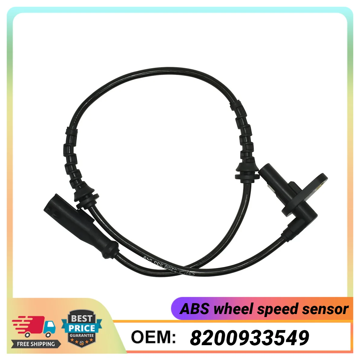 1PCS ABS sensor 8200933549 for RENAULT CLIO II BB CB 1.6 Hi-Flex (CB0H) 2005-2010 K4M 748 THALIA II (LU_) 1.5 dCi K9K 718 Saloon