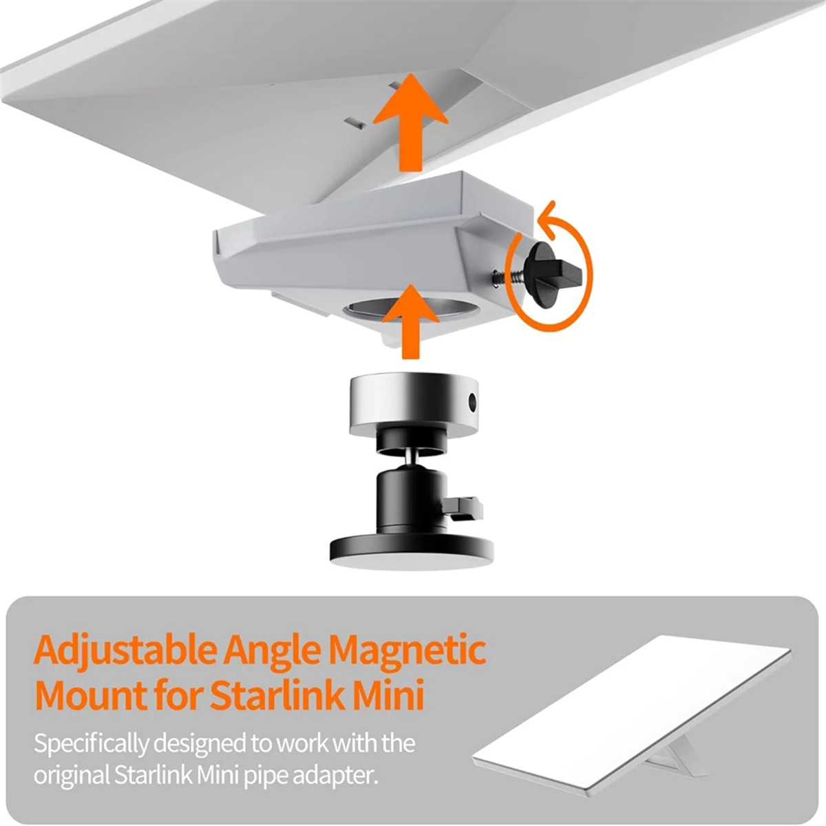 

A002 Mini Magnetic Mount Car Roof Mount for Mini Adjustable Angle Magnetic Mounting Bracket for RV Boat Roof Mount