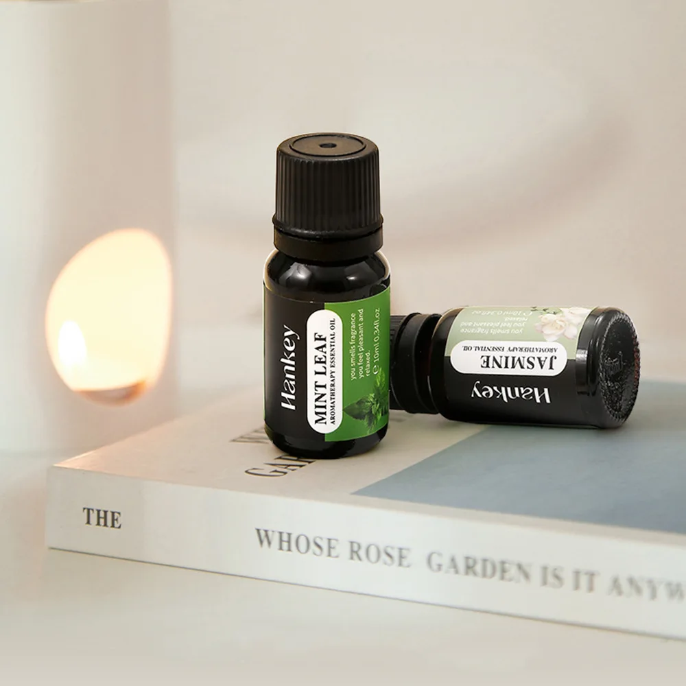 10 مللي زيت طبيعي زنبق شاي أبيض زهرة الورد فريزيا الياسمين الخزامى زهر الكرز الفانيليا أوسمانثوس زيت عطري الليمون