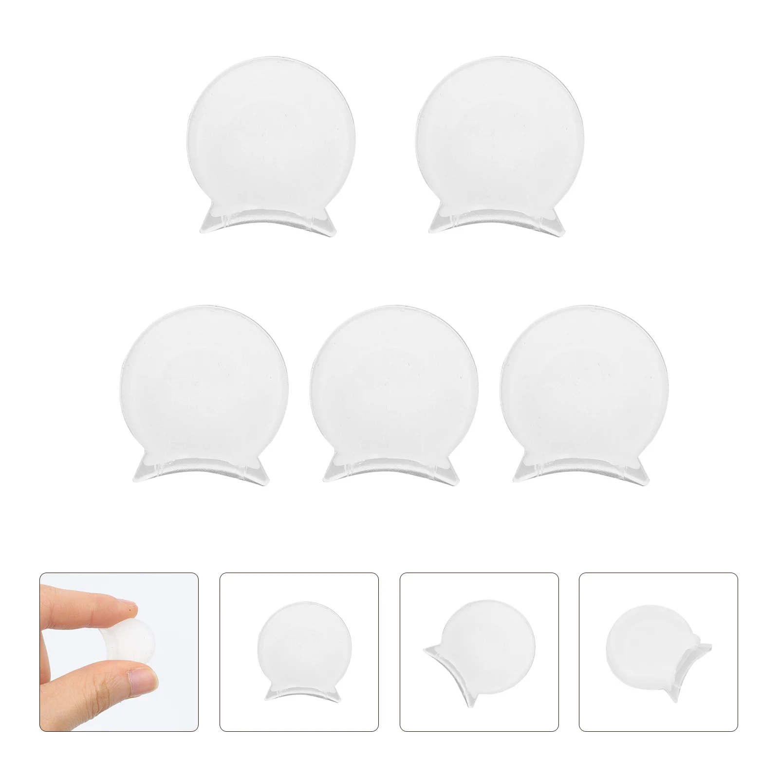 

5Pcs Clarinet Thumb Rest Cushion Simple Installation Convenient Finger Support for Players Clarinet Thumb Rest