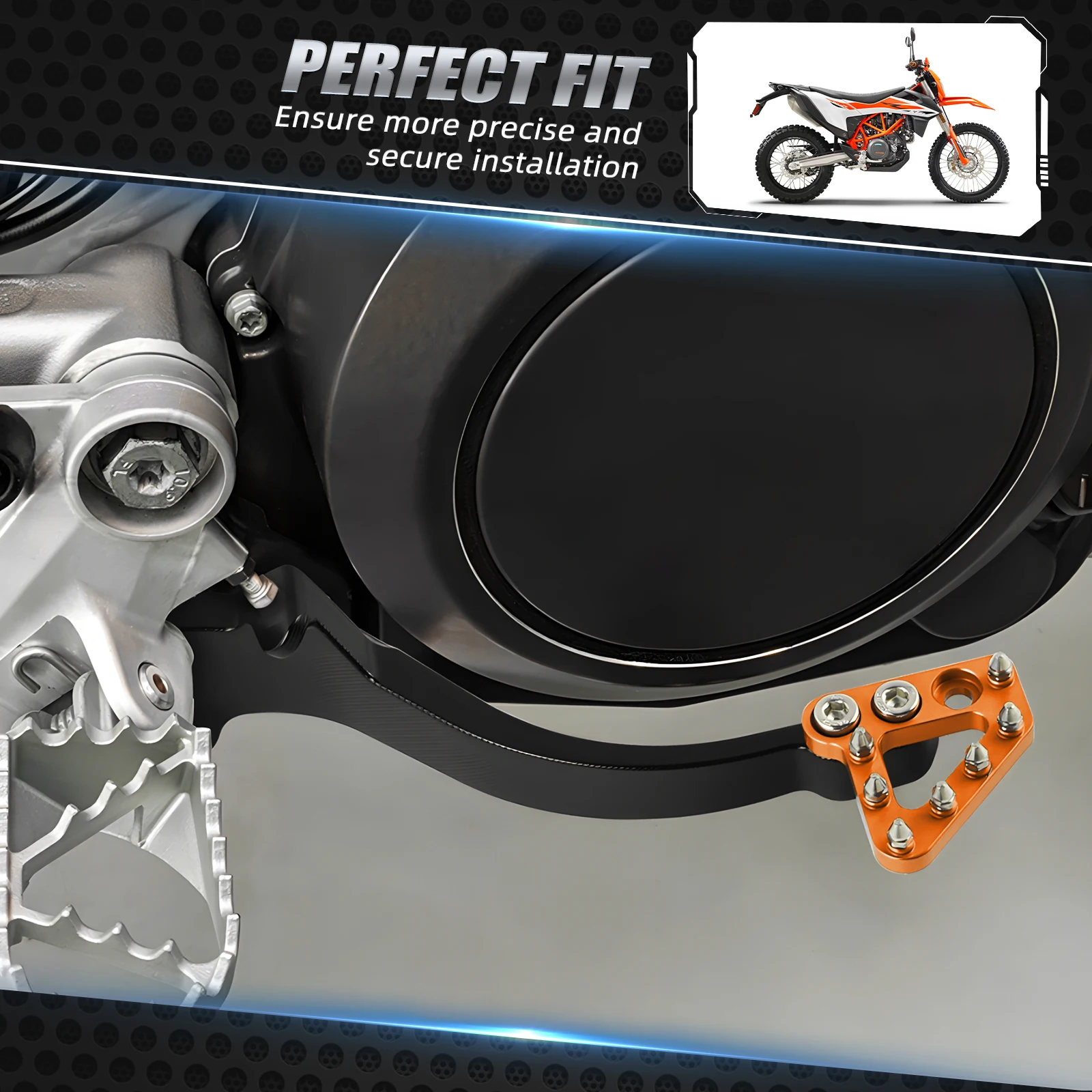 

For 2011-2024 KTM 690 Enduro R 690 SMCR Brake Lever Pedal for Husqvarna 701 Enduro 701 Supermoto 2016-2024 GasGas 700 SM 700 ES