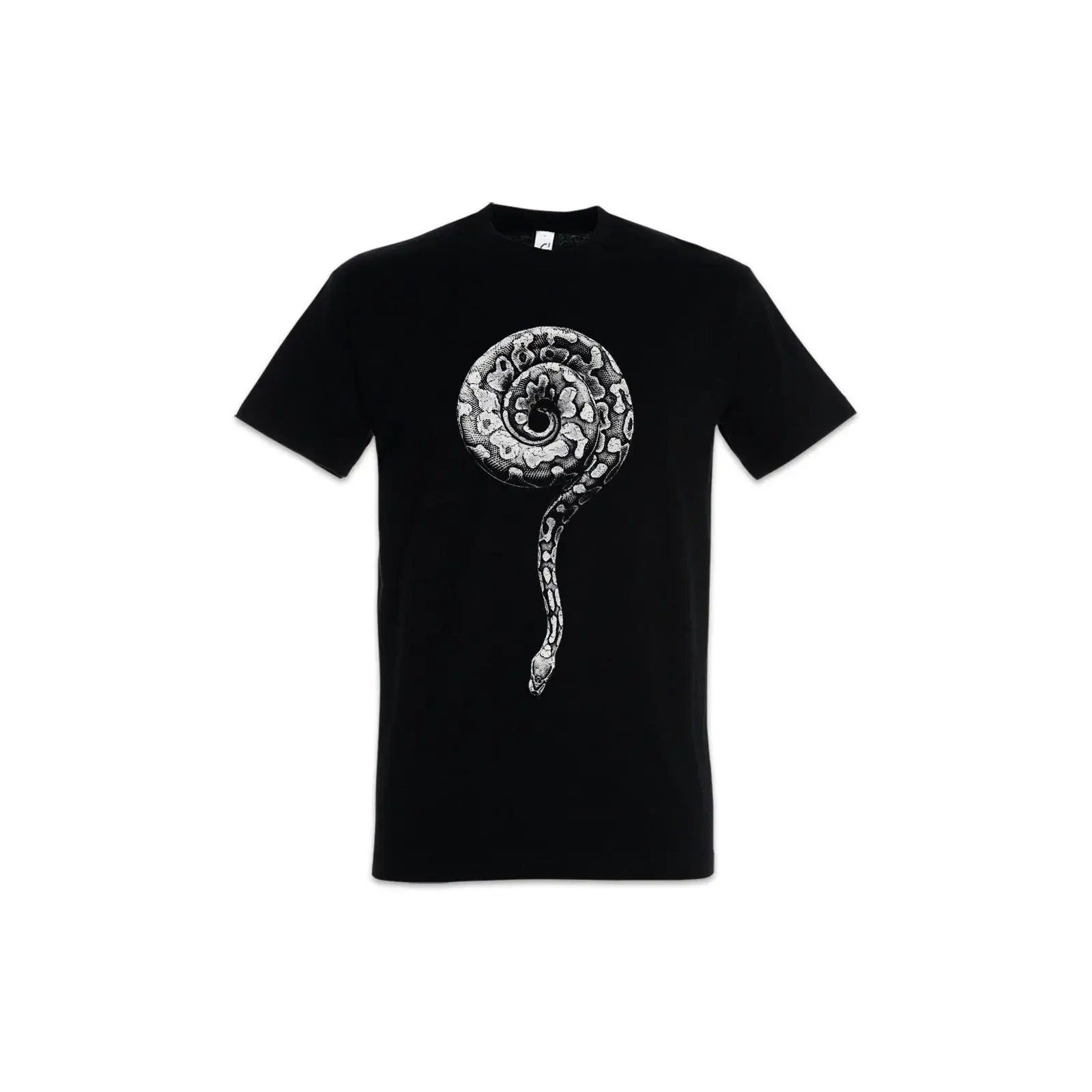 Snake Questionmark Men T Shirt rattlesnake Fun question mark Fakir Symbol Sign vintage Washed Slightly designer clothes