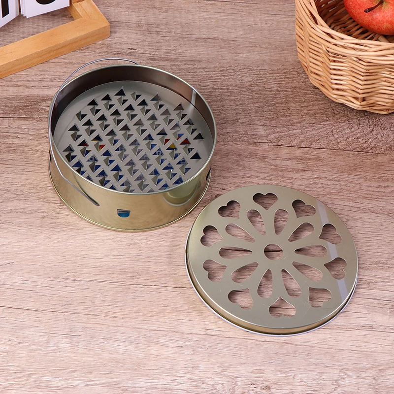 Mosquitoes Coil Holder Tray Frame Stainless Steel Round Rack Plate For Spirals Incense Insect Repellent