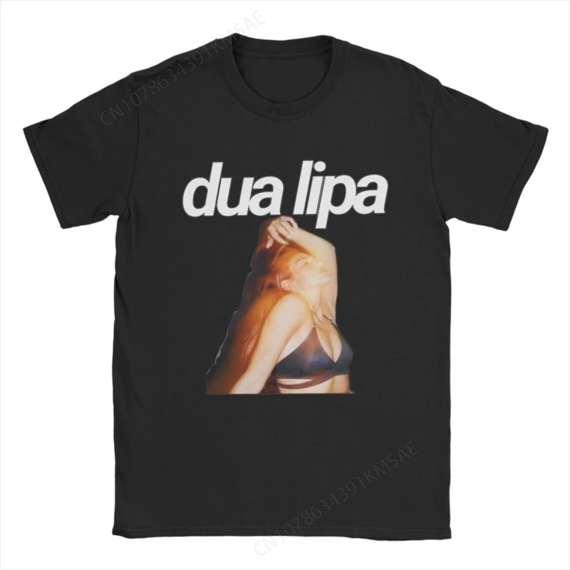 Футболка Мужская/женская из чистого хлопка с принтом «D-Dua Lipa Cool Singer»
