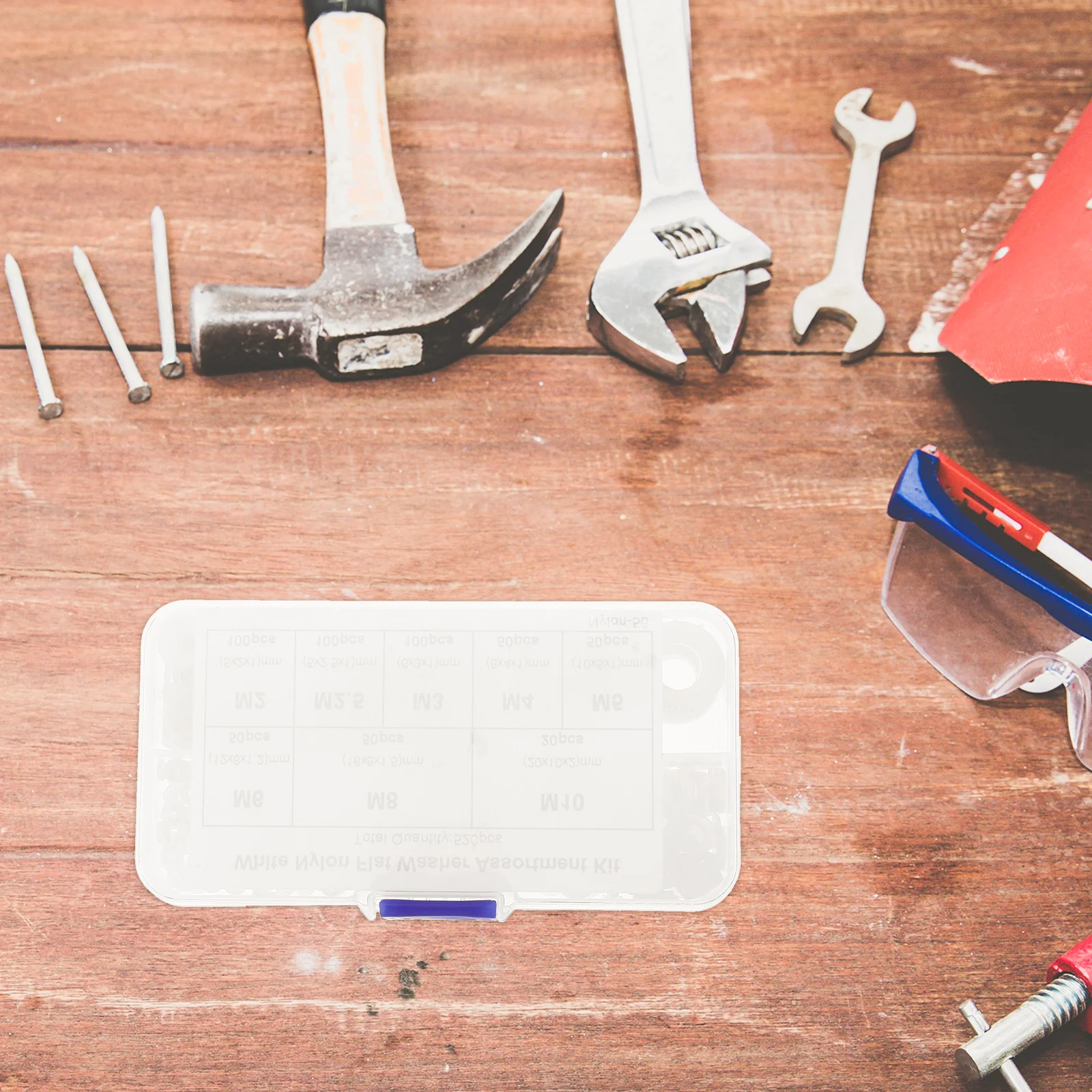 

1 Set Plastic Flat Washers Round Spacers For Electrical Insulation Automotive Appliances Household Commercial Use Assorted Kit