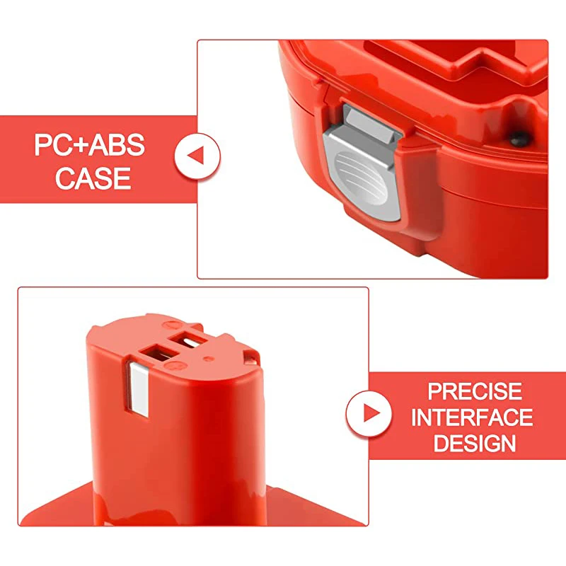 For Makita 18V Battery 1822 4.0Ah Ni-MH Battery for Makita PA18 1823 1835 6391D 6343D 4334D 8443D UB181D ML183 192827-3 192829-9