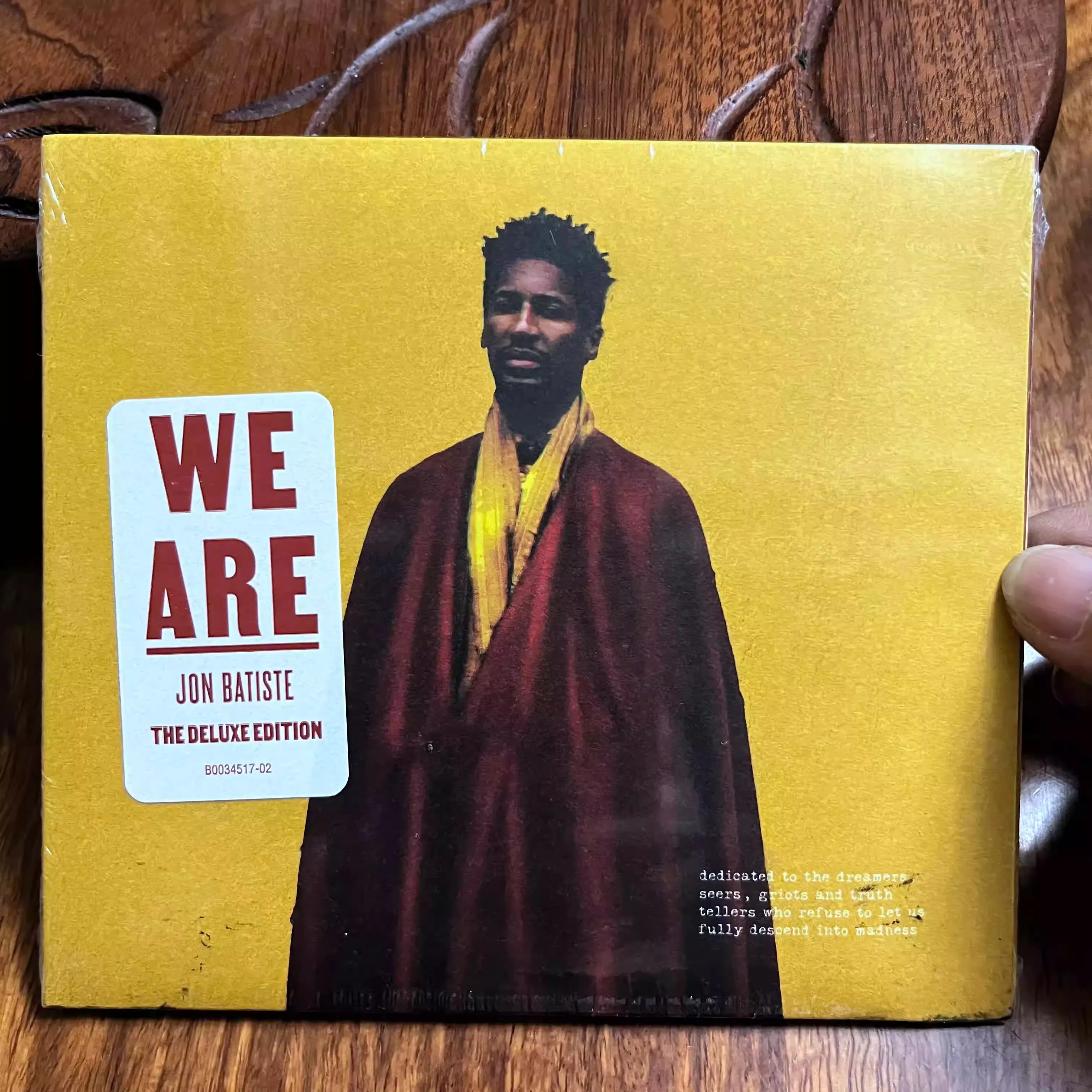 

Jazz Jon Batiste Music CD WE ARE Deluxe Album I NEED YOU Music Record Cosplay Walkman Car Soundtracks Box Party Music Collection