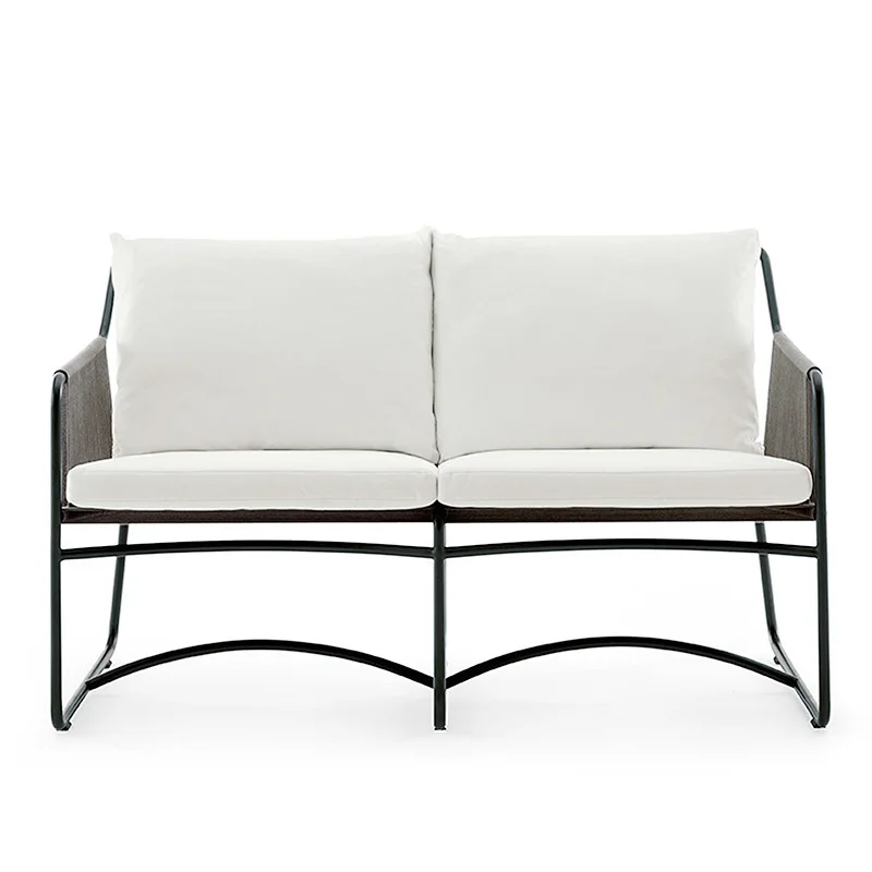 

Outdoor rope sofa chair hotel bed and breakfast open-air resort courtyard villa garden waterproof sun protection rattan chair