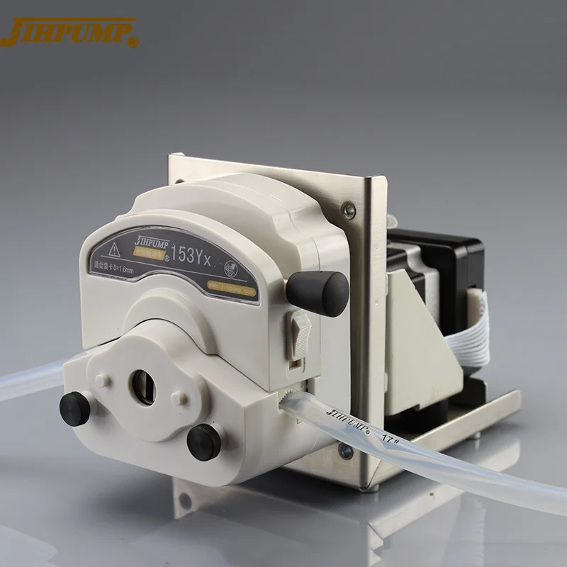 JIHPUMP dc 24v 3000ml High Quality Small Mini Micro Easy Load oem Peristaltic Pump Water Liquid Dosing Hose Pumps