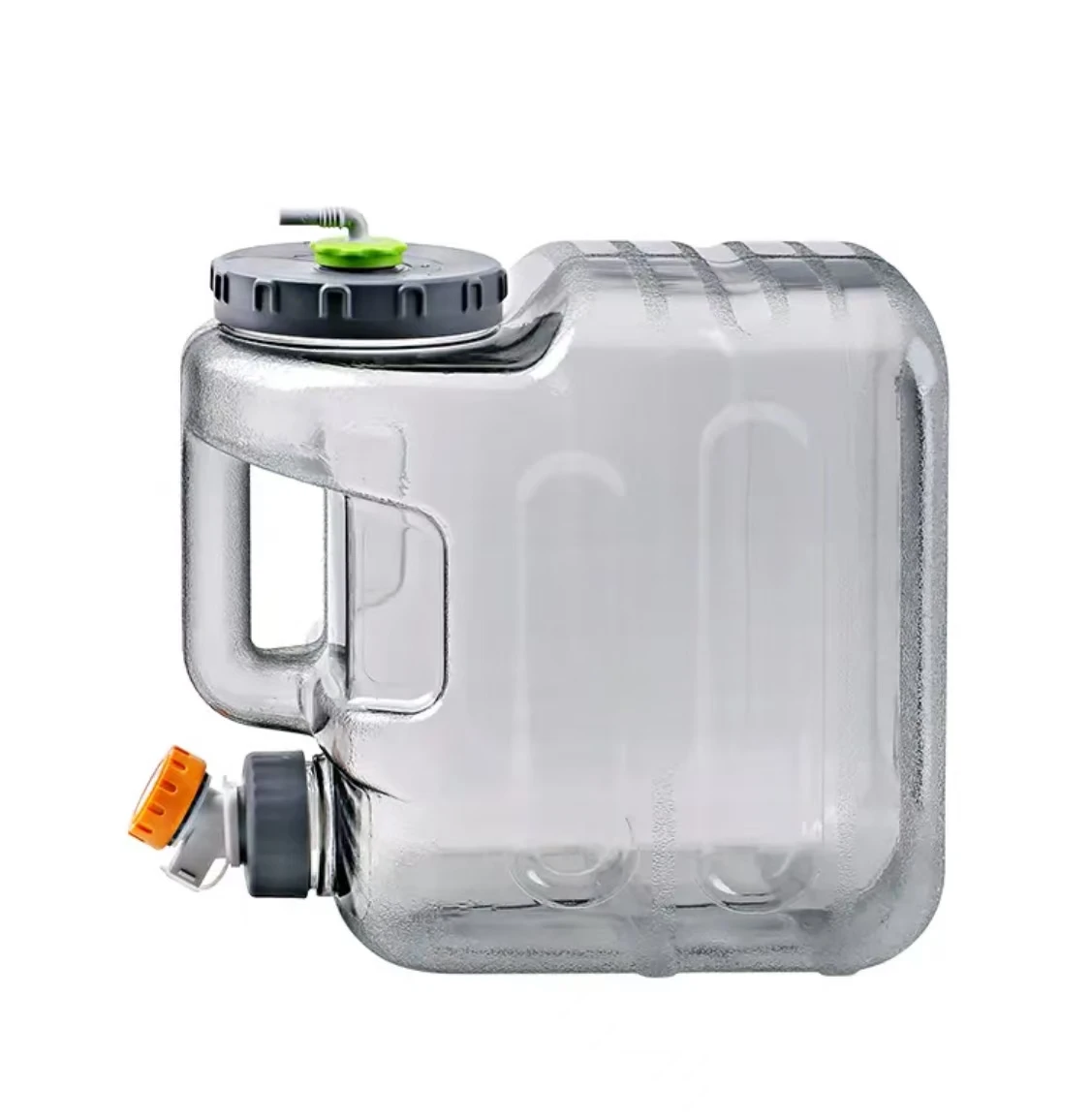 

20L Outdoor Bucket With Faucet Camping Water Storage Food Grade Pc Mineral Water Large Capacity Car Home Portable Portable