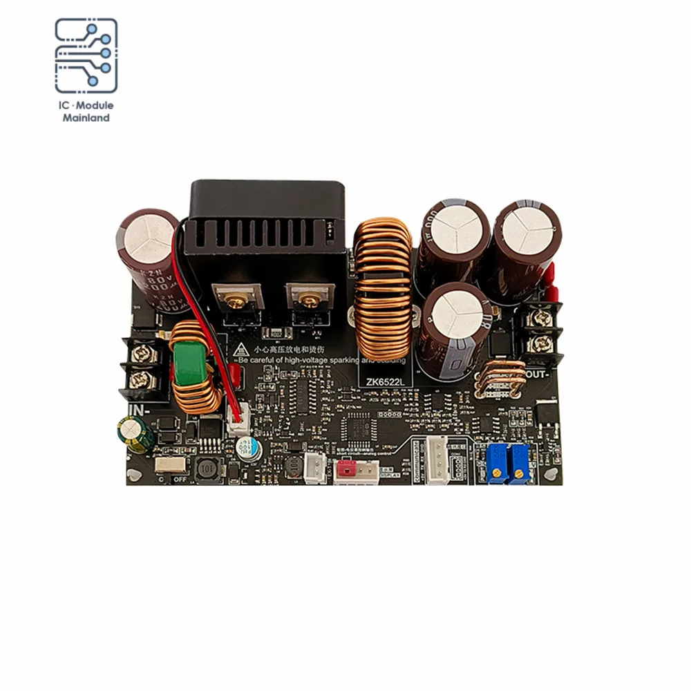 DC6-75V ZK-6522 CNC Step-Down DC 22A/1400W Adjustable Voltage Regulator Power Supply Constant Voltage Constant Current Module