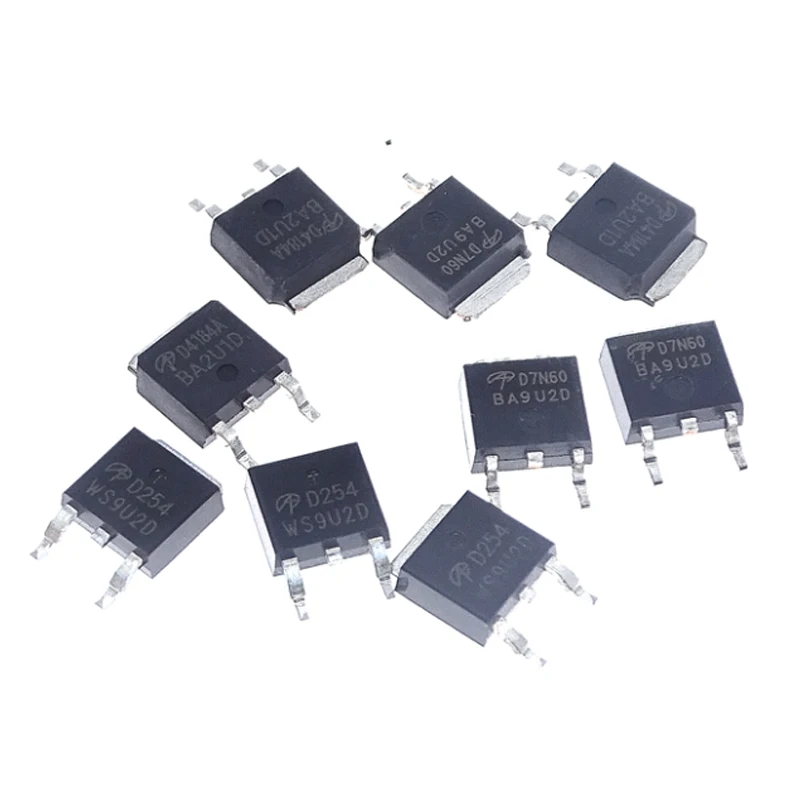 10 Pieces AOD4184 AOD4185 AOD4186 AOD4286 AOD4454 AOD2910 A L TO-252 Chip IC New Original