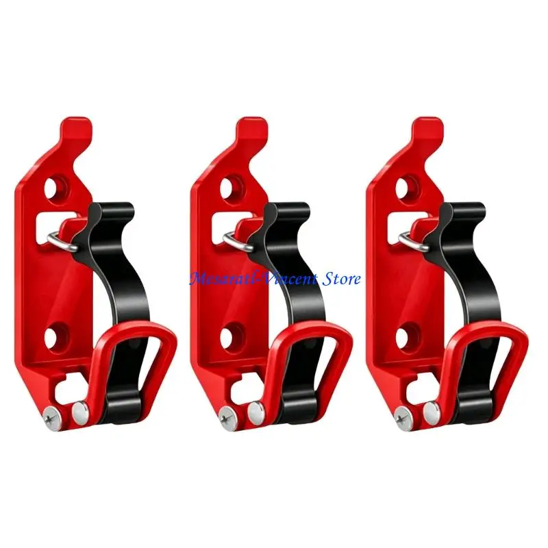 A70F Pack Of 3 Quick Install Roof Rack Fixtures Garage Storage Bracket For Travel Gear