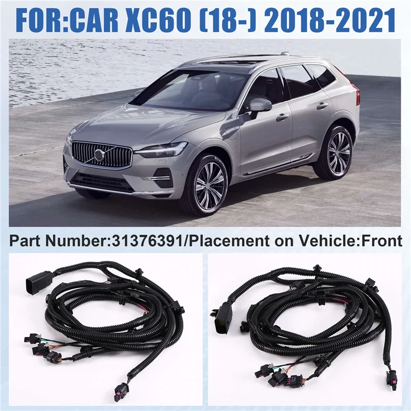 

ABXN-31499198 Front Bumper Wiring Harness Wire System For Volvo XC60 2018-2021 Car Accessories