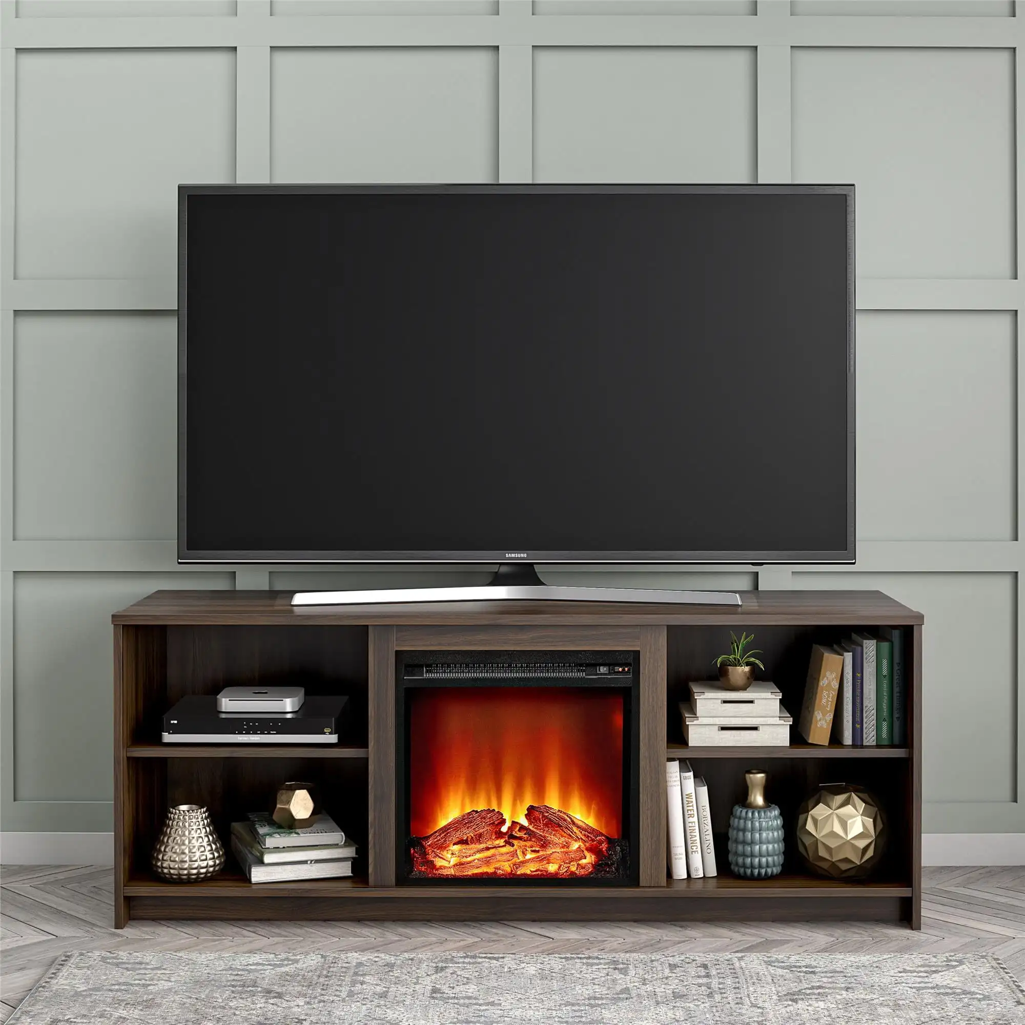 Fireplace TV Stand for TVs up to 65