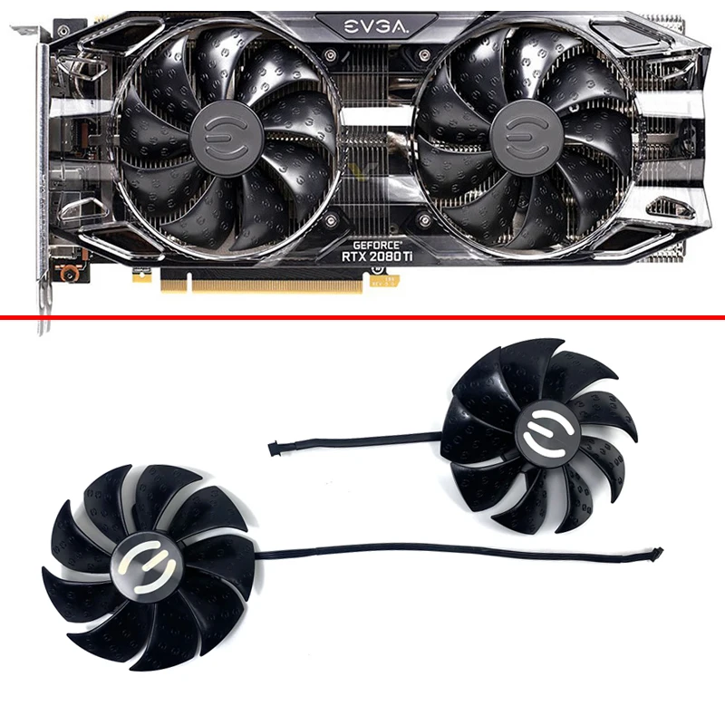 

87MM 4PIN PLD09220S12H PLA09215S12H RTX2080 2070 2060TI GPU FAN For EVGA RTX 2060 2070 2080 2080Ti XC Gaming GPU Cooler Fan