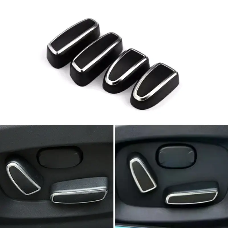 

For Land Rover Discovery 4 Range Rover Sport Evoque 2009-2015 ABS Plastic Car Seat Adjustment Switch Knob Cover Trim Accessories