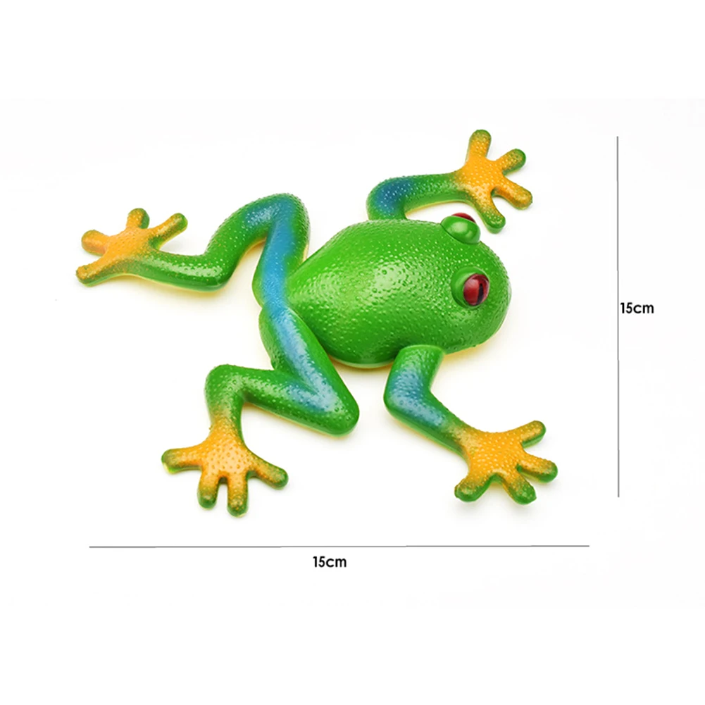 Jouet grenouille à presser souple, réducteur d'anxiété, jeu sensoriel, Animal, Fidget, jouet extensible pour cadeaux de fête d'anniversaire