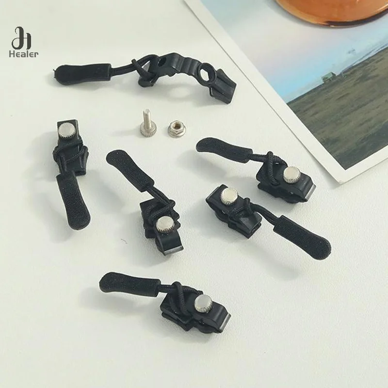 3 Different Size Zipper Repair Kit DIY Replacement Bag Buckle Zipper Head Removable Instant Zipper Puller