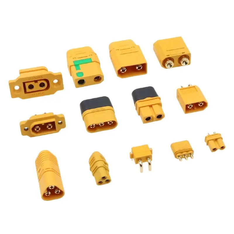 10PCS/LOT XT60H-F Aircraft Model Plug XT90S Connector XT30U High Current Male Female Docking M lithium Battery Charging Plug