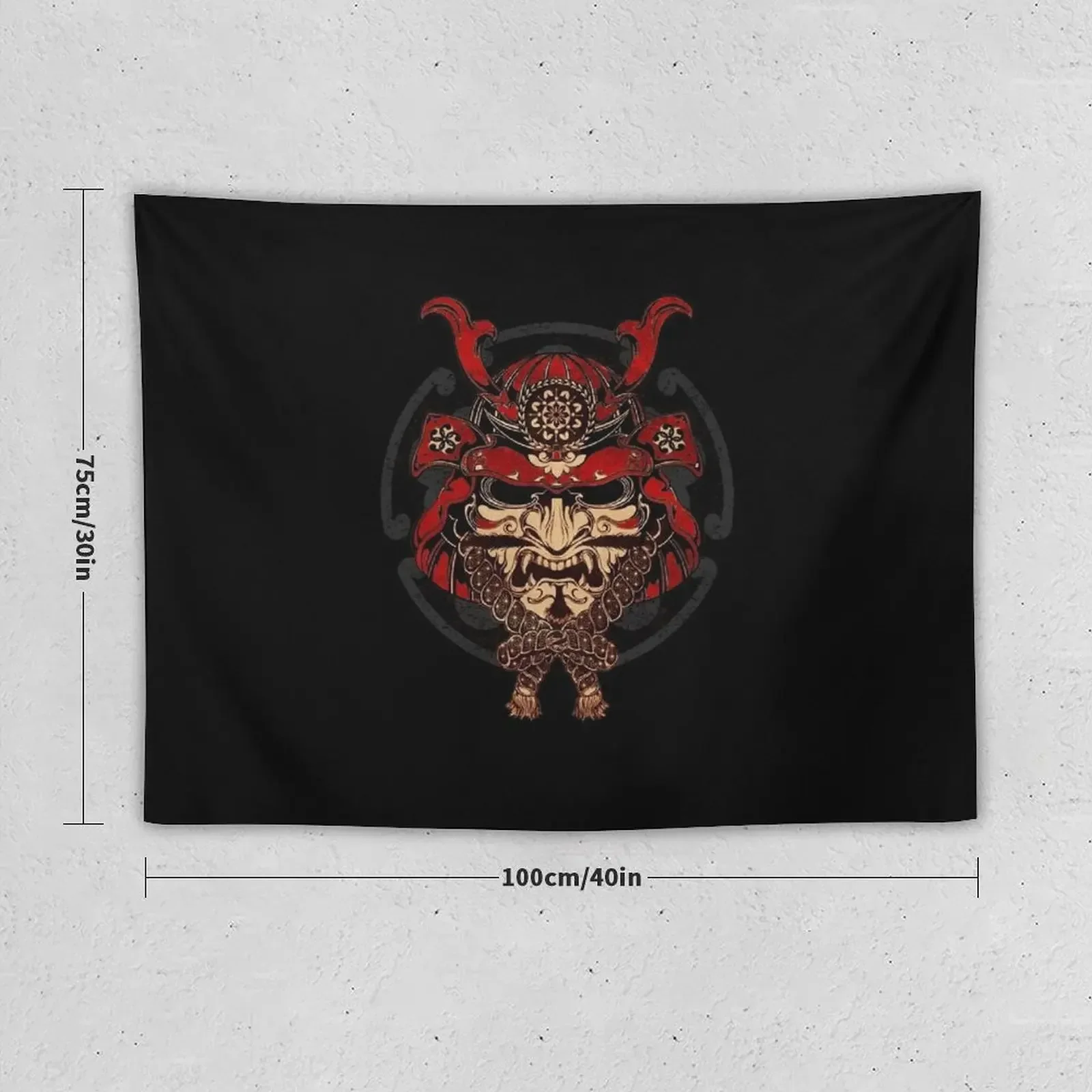 Samurai Warrior Mask Tapestry Decorative Paintings Home And Comfort Decor Bedrooms Decor Decoration For Bedroom Tapestry