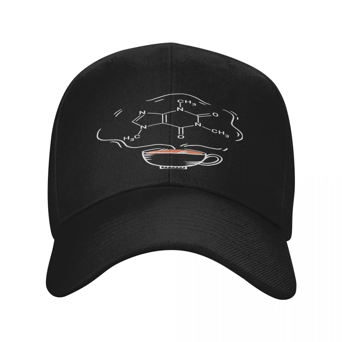 Coffee Lovers Molecule Barista Man Cap Women Hat Sports Caps Women's Baseball Cap Man Hat Baseball Cap