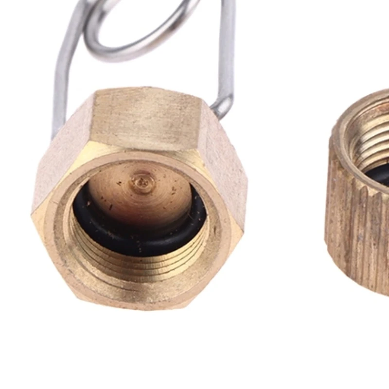 Outdoor Camping Butane Gas Cylinder Dust-proof and Leak-proof Plug Stove Head Long Gas Cylinder Filling Flat Gas Cylinder Plug