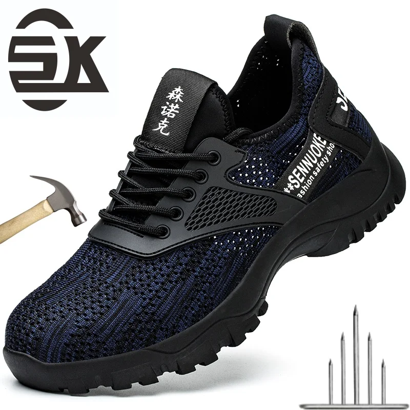 Scarpe da lavoro uomo antinfortunistiche donna stivali anfibi militari sportive lavoro scarpe trekking uomo firmate kevlar man shoes