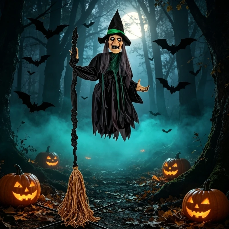  Holiday Figure With Voice Cue and Lighted Face for Entry Display