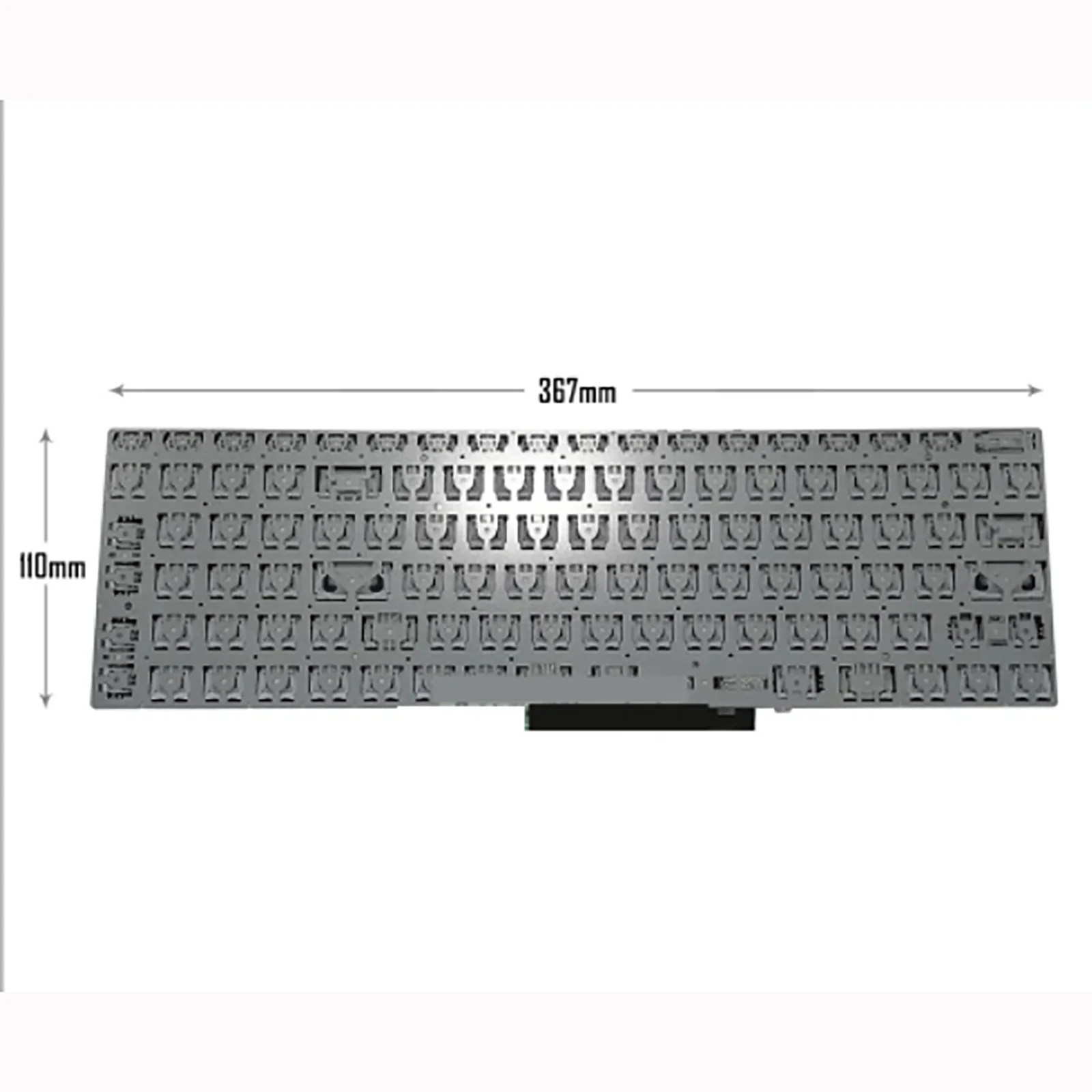 

Клавиатура для ноутбука EVOO Ultra Thin 15.6" EVC156-2 EVC156-2BK EVC156-1 EVC156-1BK с американской раскладкой