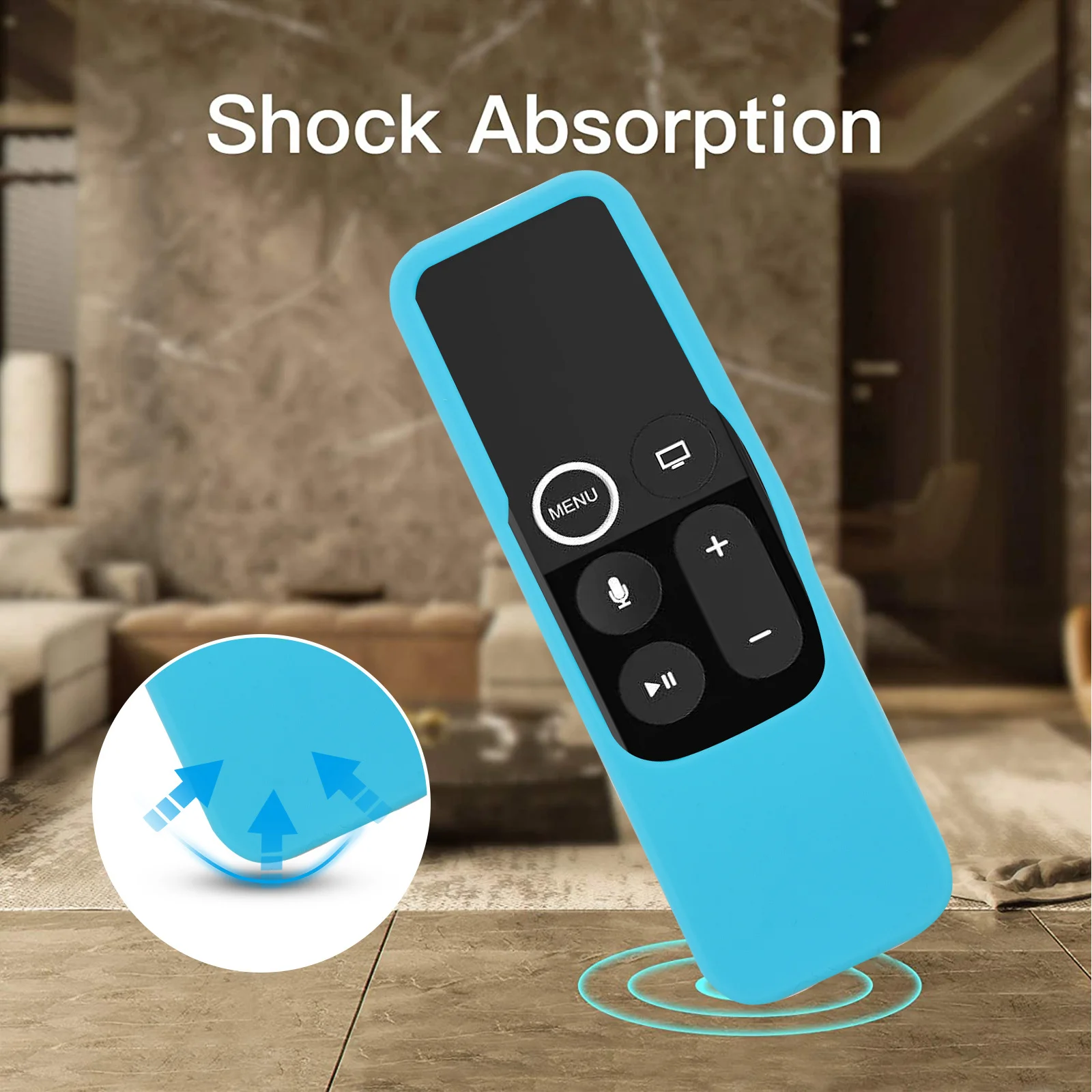 

2Pcs Silicone Remote Case Protector Lightweight Cover Precise Fit Easy on Off Full Access for