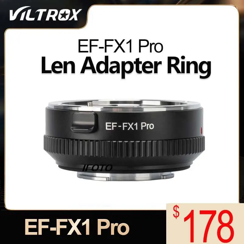 

VILTROX EF-FX1 Pro Len Adapter Auto-focus Ring for Canon EF/EF-S lens to Fuji X X-T3 X-T30 X-T100 X-E3 Mount Camera Mount Camera