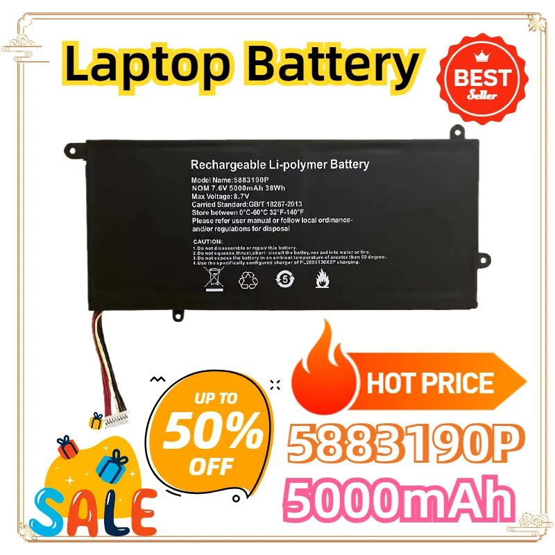 For Vastking S133 K149U Axioo MyBook Pro P421 for Anatel Presario CQ-27 5883190P WTL-5883190P-2S NV-357095 YDLBAT Laptop Battery