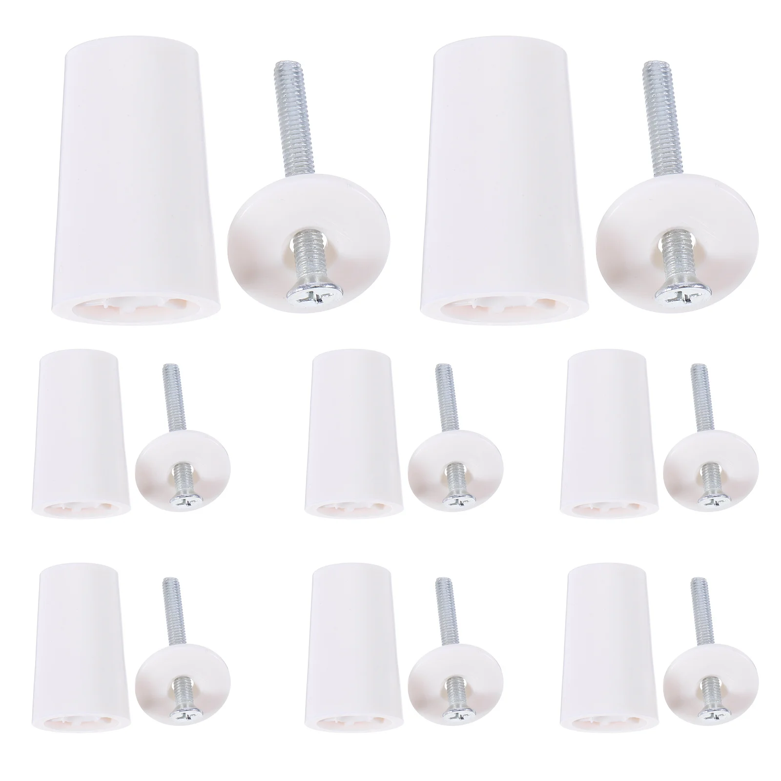 

8pcs Roller Blind Stoppers Replacement End Caps Plastic Clips For Home Office Store Smooth Operation Roller Blinds Parts Fixing